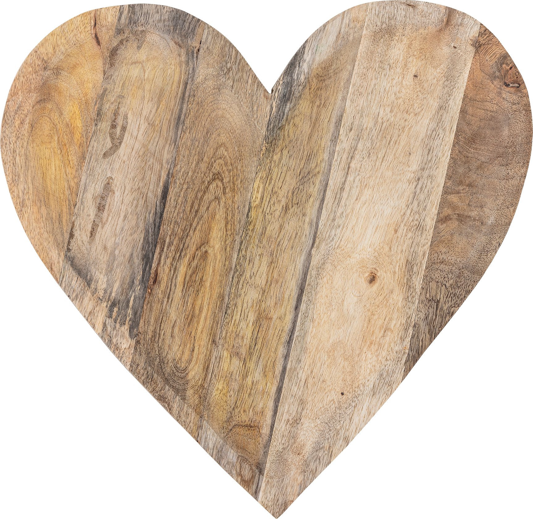 Deska do serwowania Lotuz serce z drewna mango