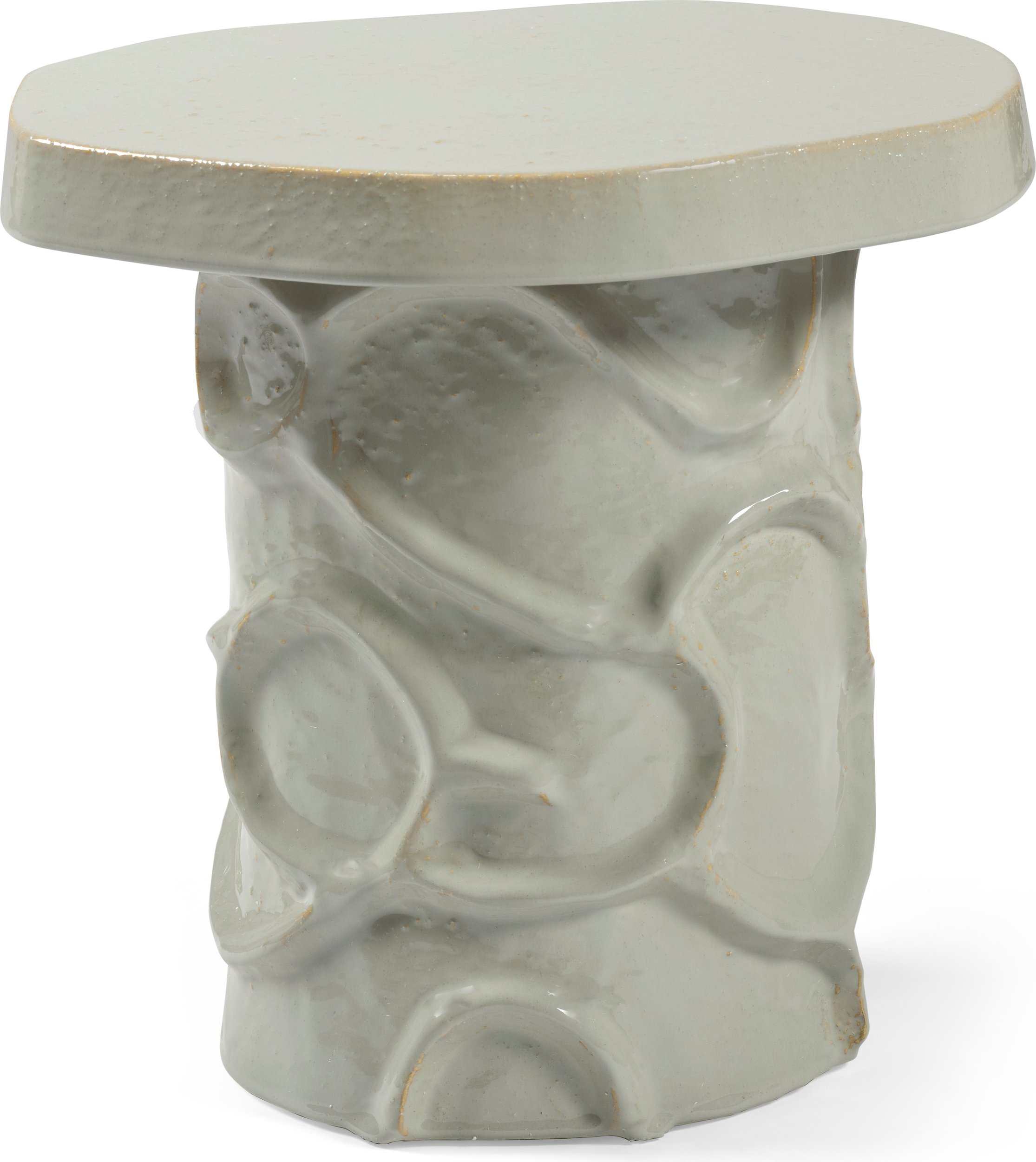 Stolik boczny Mena 40 cm szary