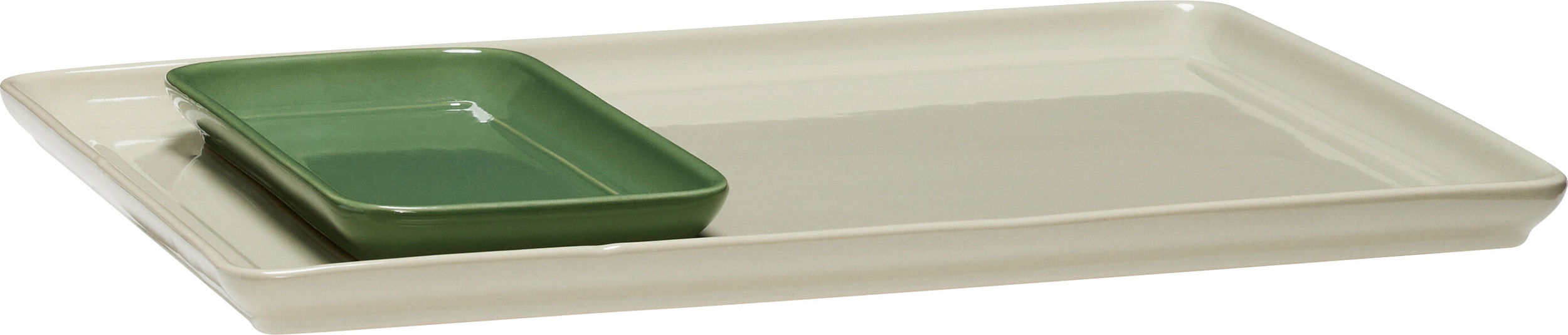 Tace Amare piaskowa i zielona 2 szt.