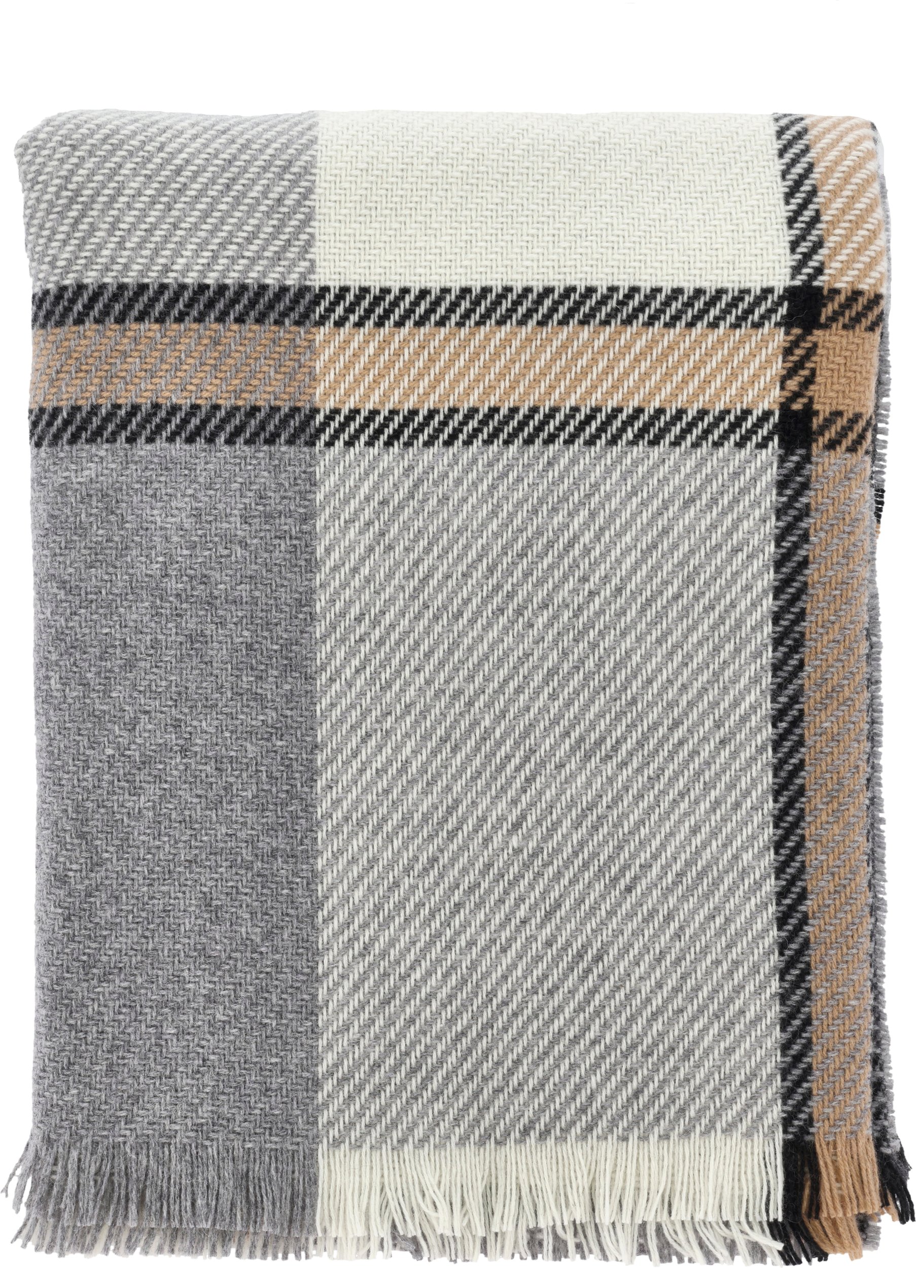 Koc Precise 130 x 170 cm szaro-beżowy