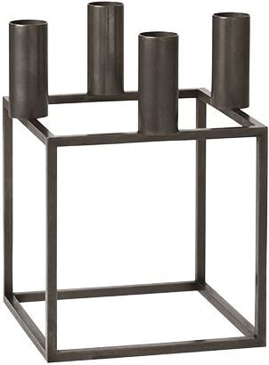 Świecznik Kubus 4 ciemnomiedziany