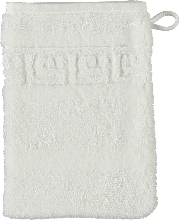 Rękawica kąpielowa Noblesse 16 x 22 cm biała
