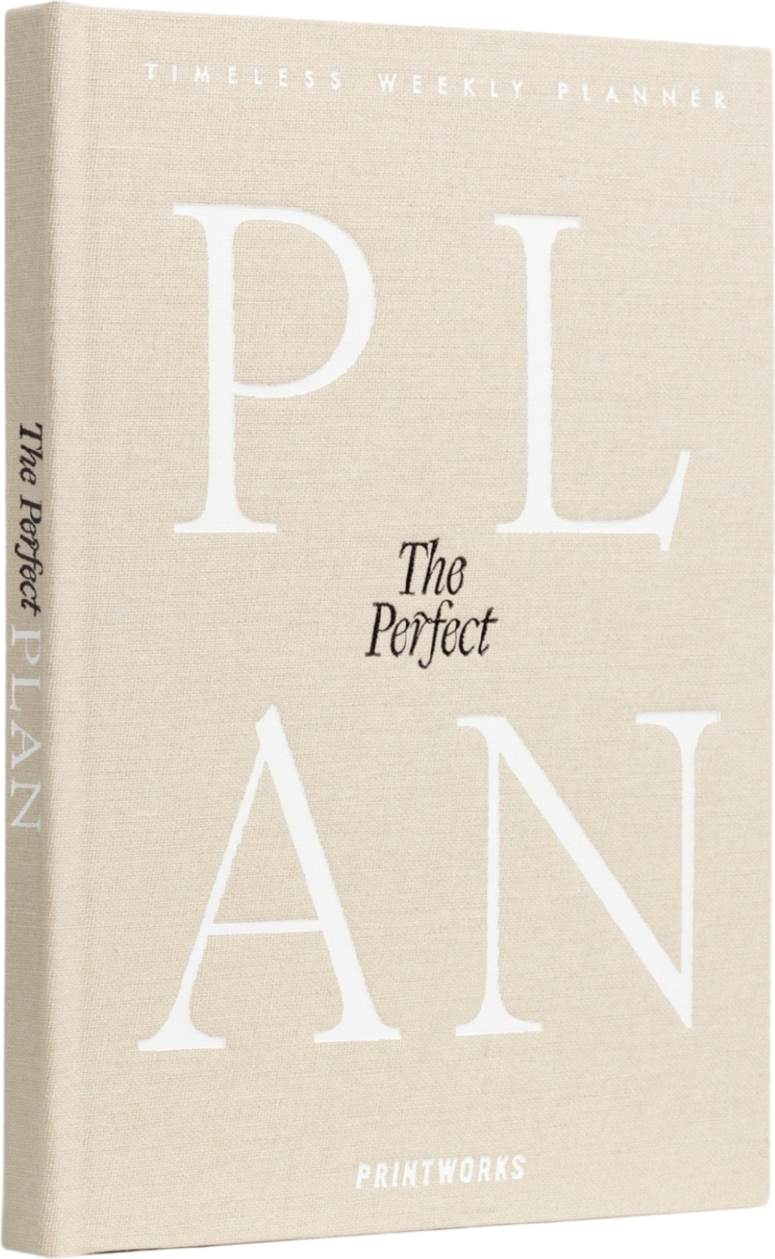 Planer tygodniowy Printworks The Perfect Plan beżowy