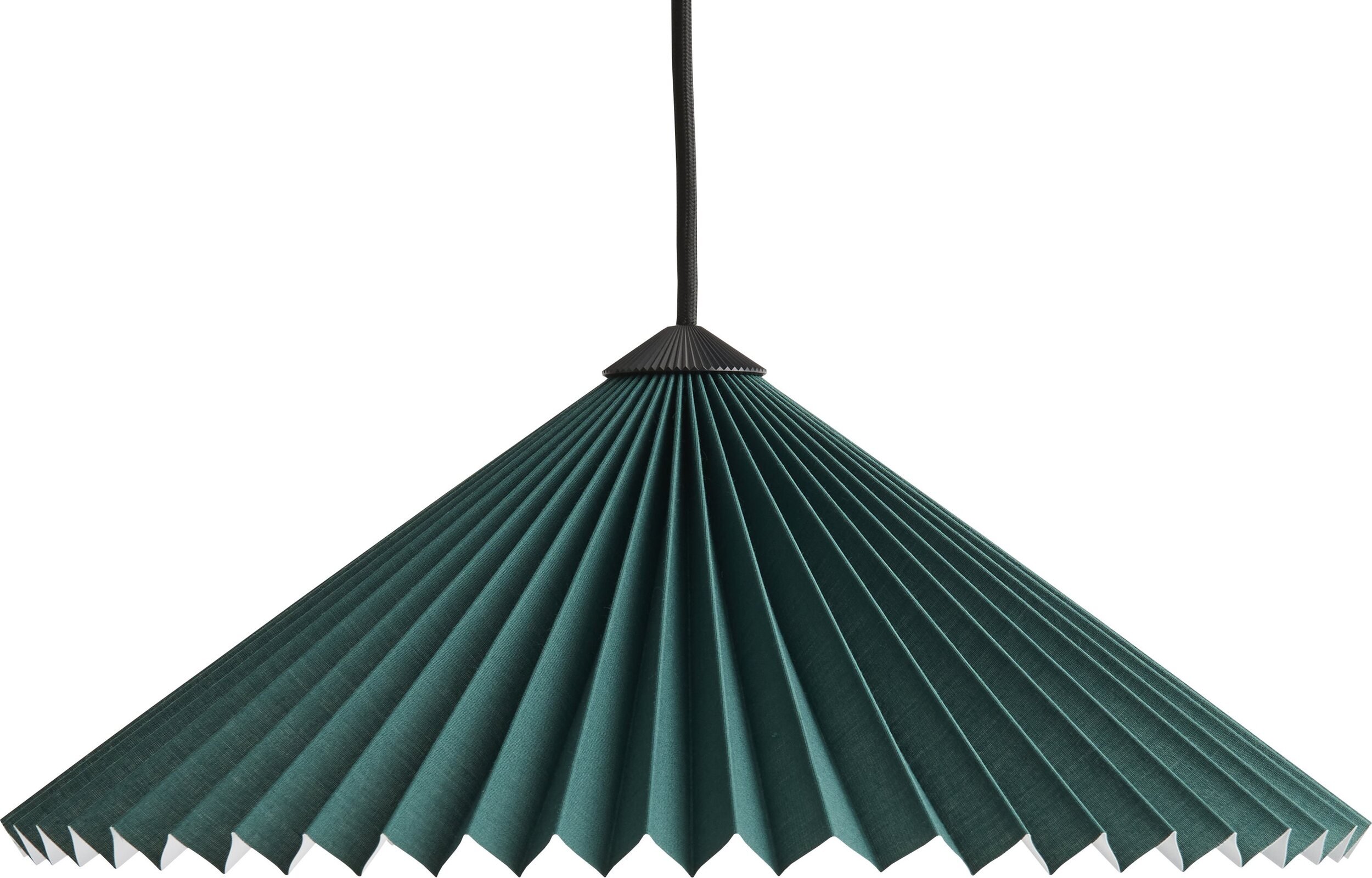 Lampa wisząca Matin 38 cm ciemnozielona