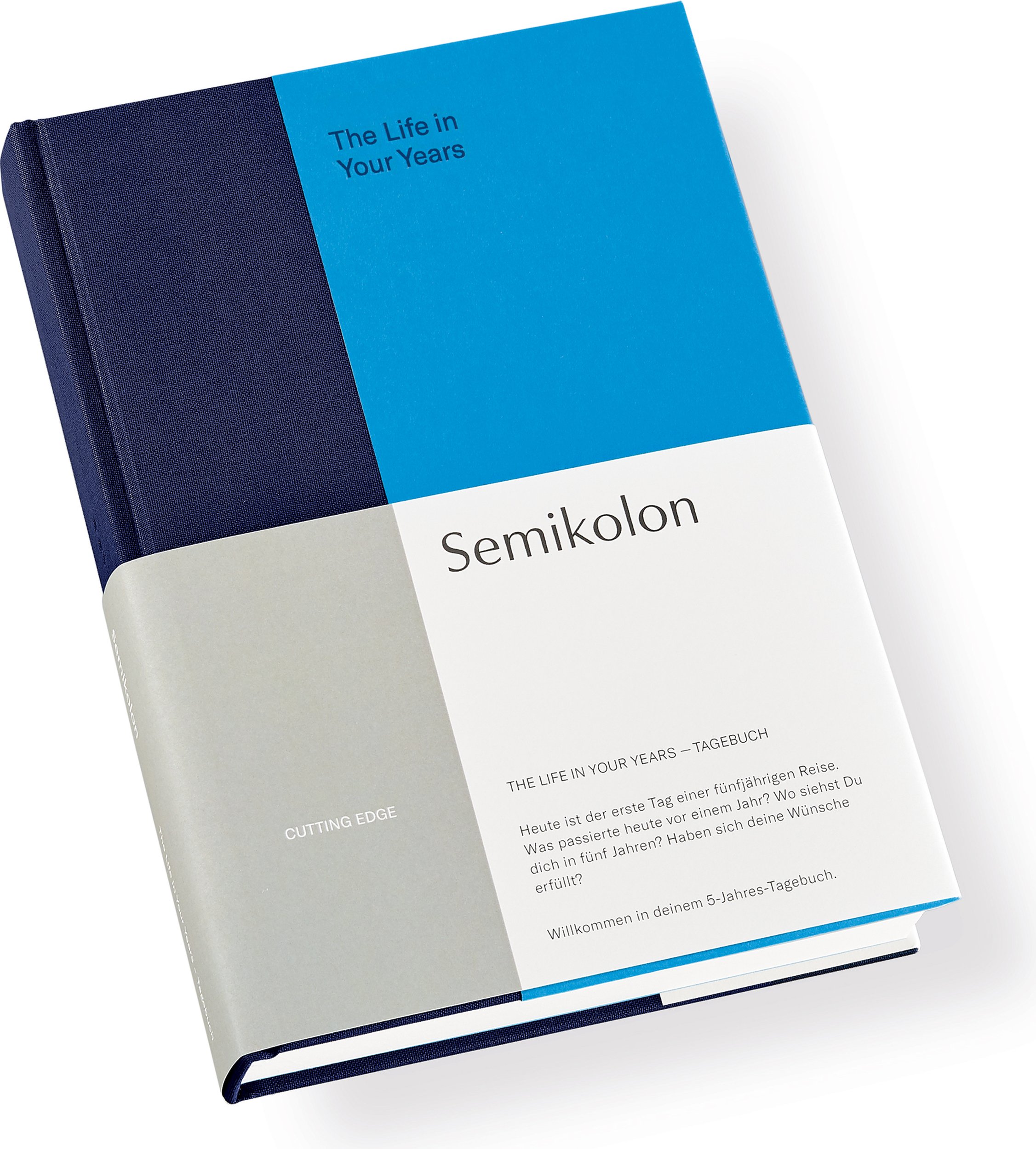 Notes Cutting Edge 5-Year Journal DE A5 granatowo-niebieski