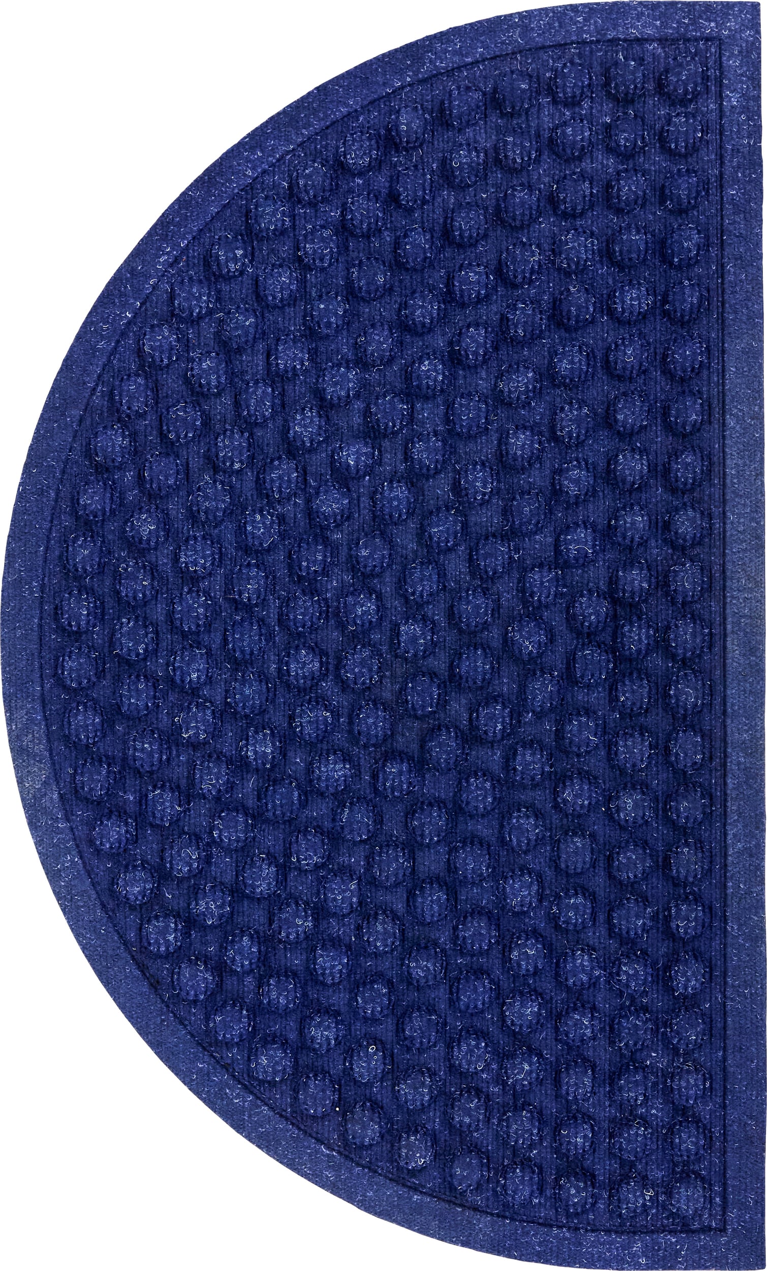 Wycieraczka HDEntry półokrągła 75 x 45 cm granatowa