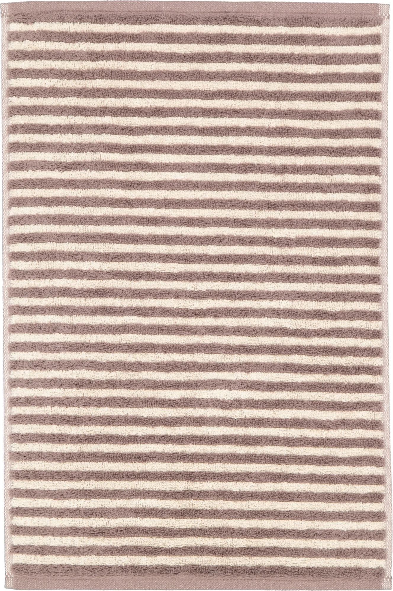 Ręcznik Lines w paski 30 x 50 cm brązowy