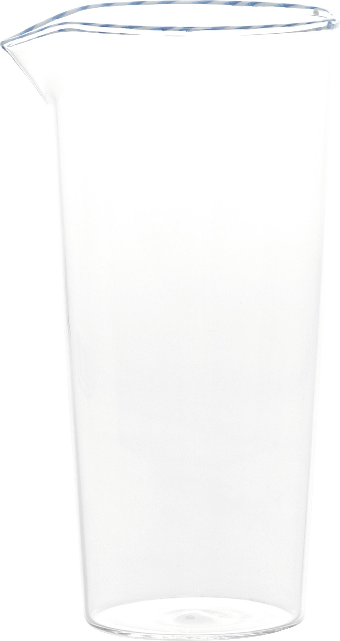 Karafka Intrecci 1,03 l biało-niebieska