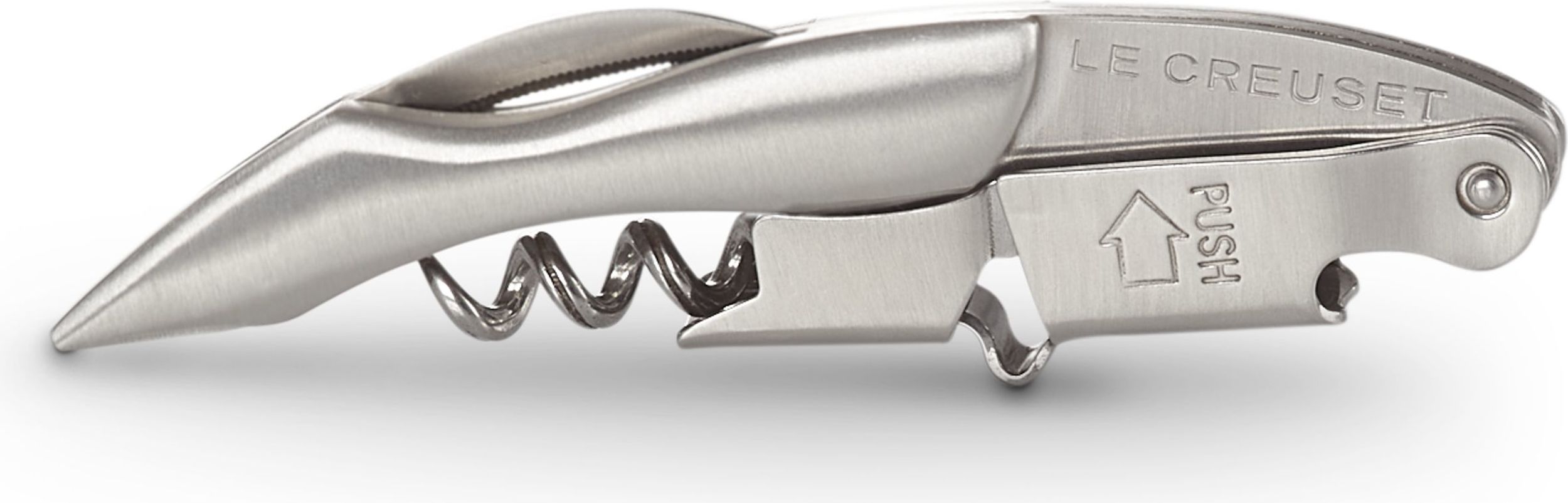 Korkociąg Le Creuset WT-110 ze stali nierdzewnej z nożykiem