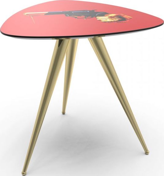 Stolik kawowy Toiletpaper Revolver trójkątny