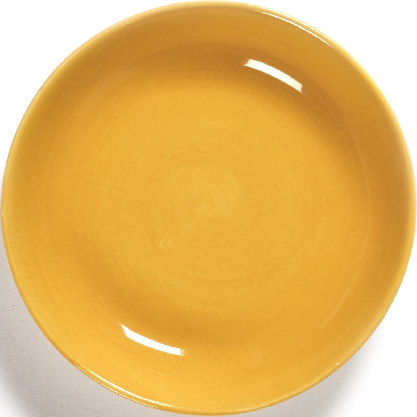 Miski Feast 11,5 cm żółto-białe 4 szt.