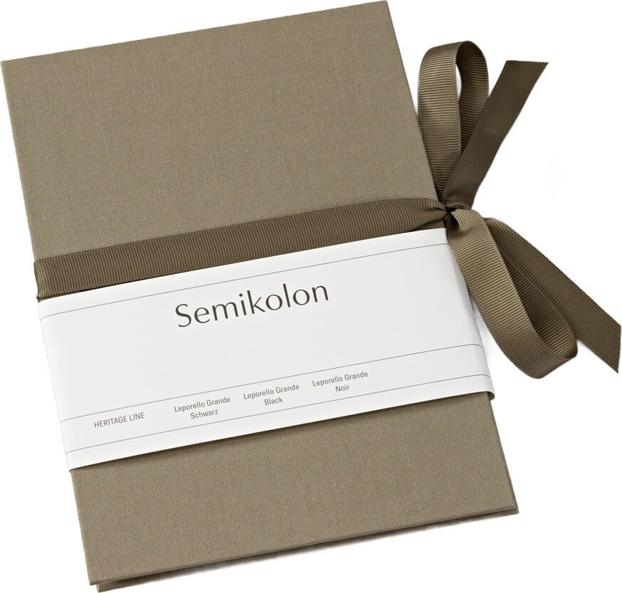 Album na zdjęcia Leporello Uni duży brązowoszary