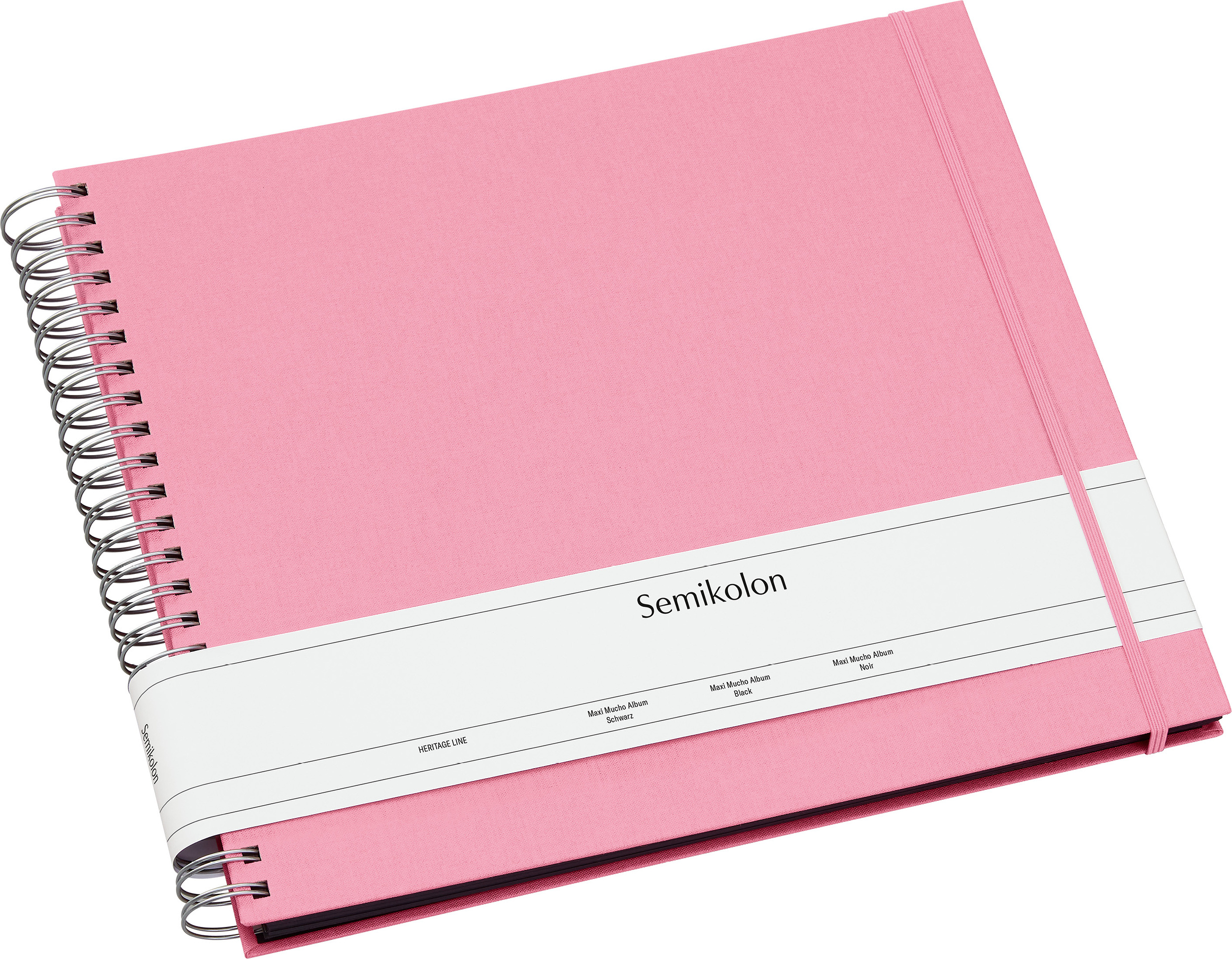 Album na zdjęcia Uni Maxi Mucho różowy z czarnymi kartami