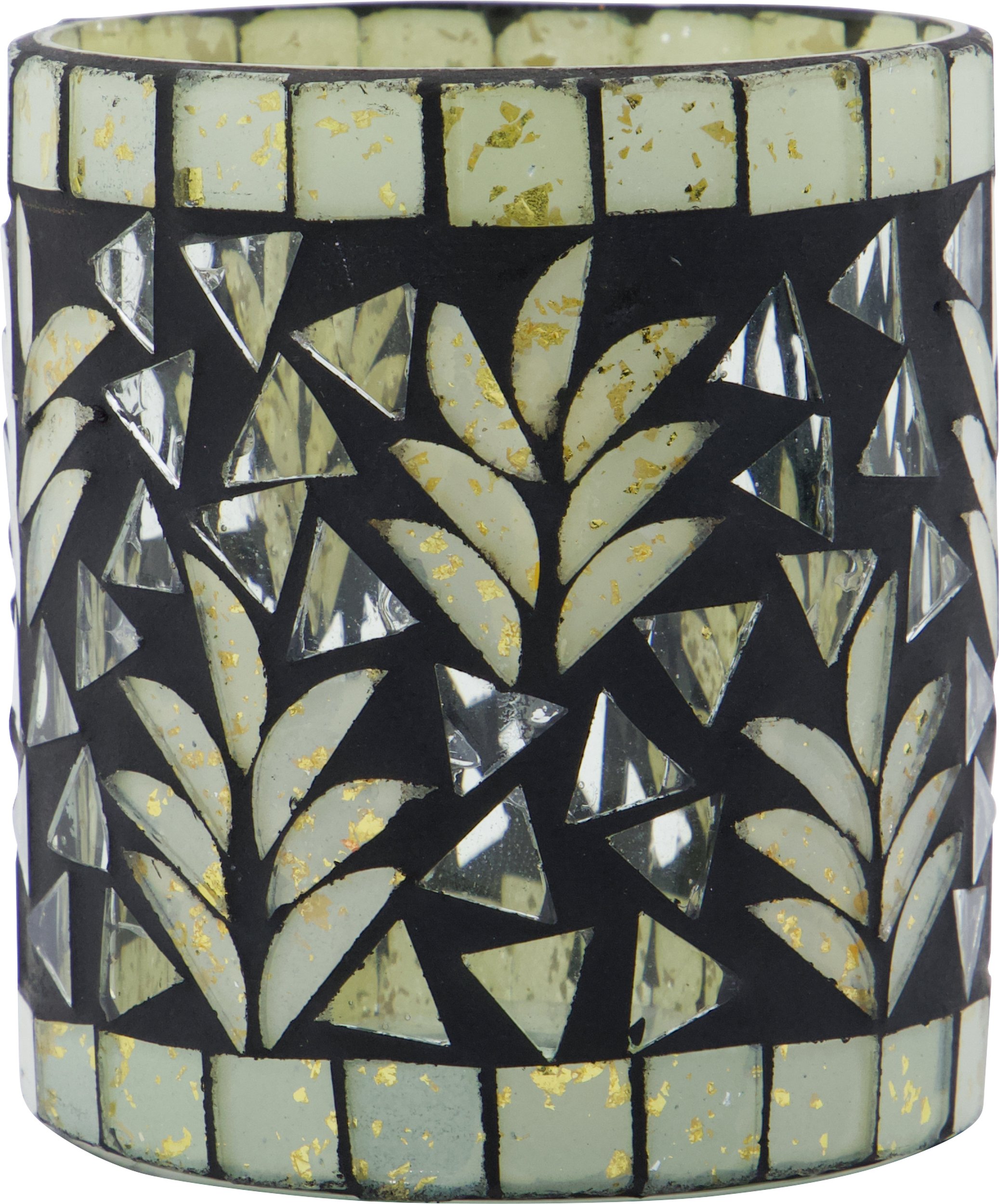 Świecznik na tealighty Palm 8 cm czarny