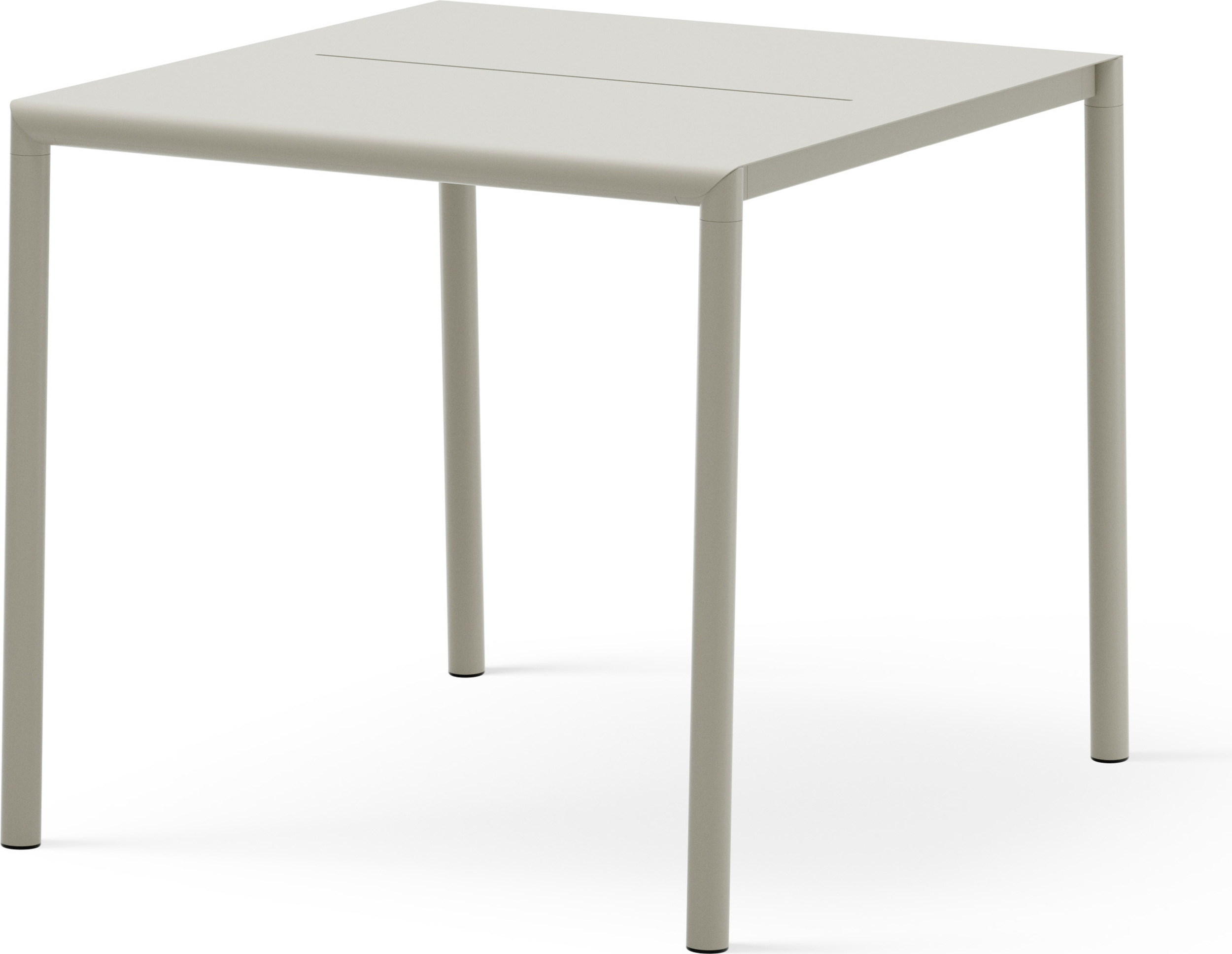 Stół ogrodowy May 85 x 85 cm jasnoszary