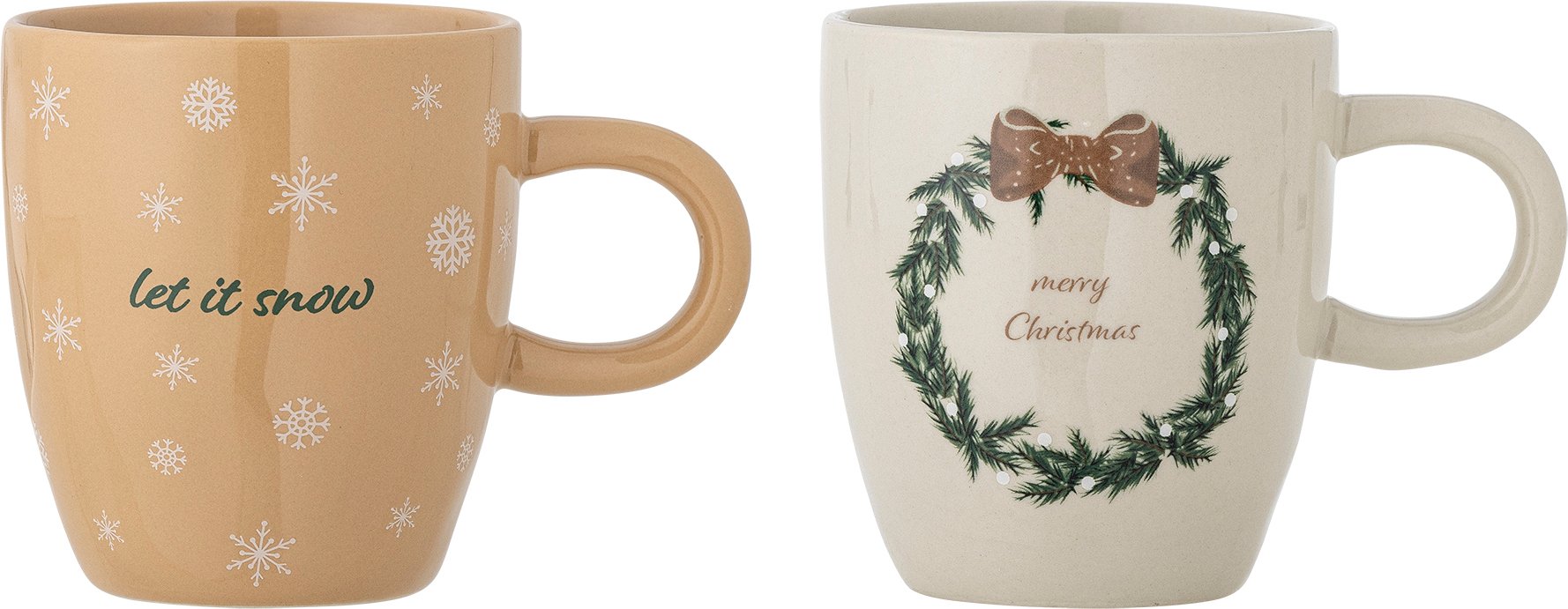 Kubki świąteczne Jolina 400 ml 2 szt.