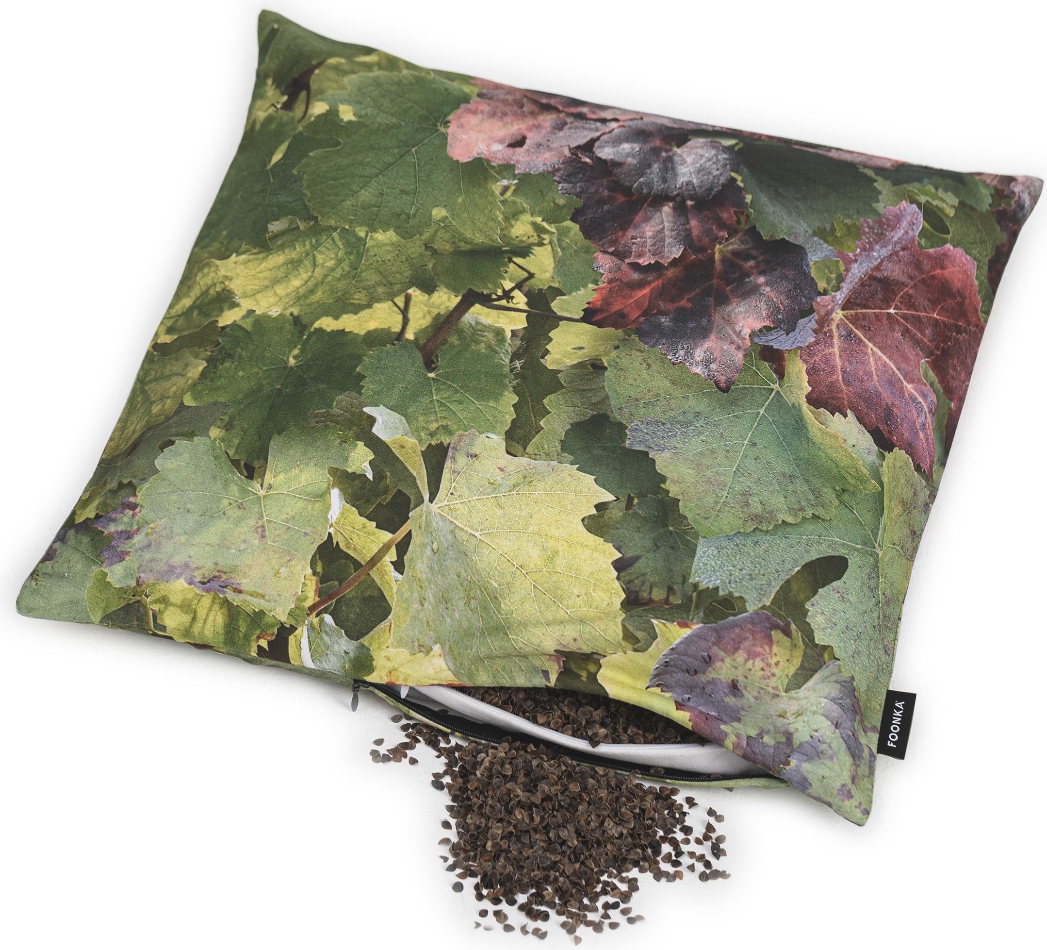 Poduszka Hayka winnica 40 x 40 cm z wypełnieniem z łusek gryki