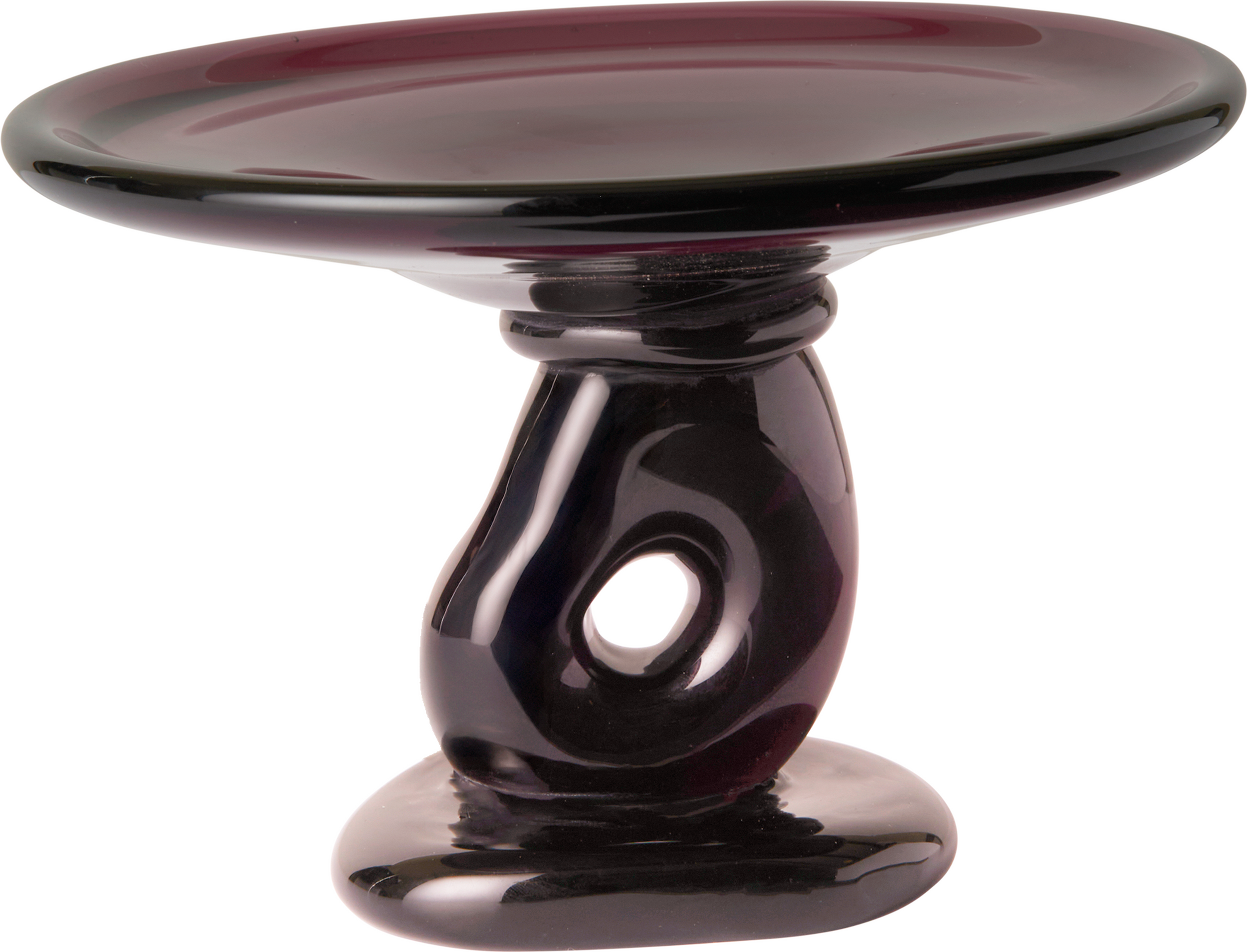 Patera Damo 21 cm bordowa