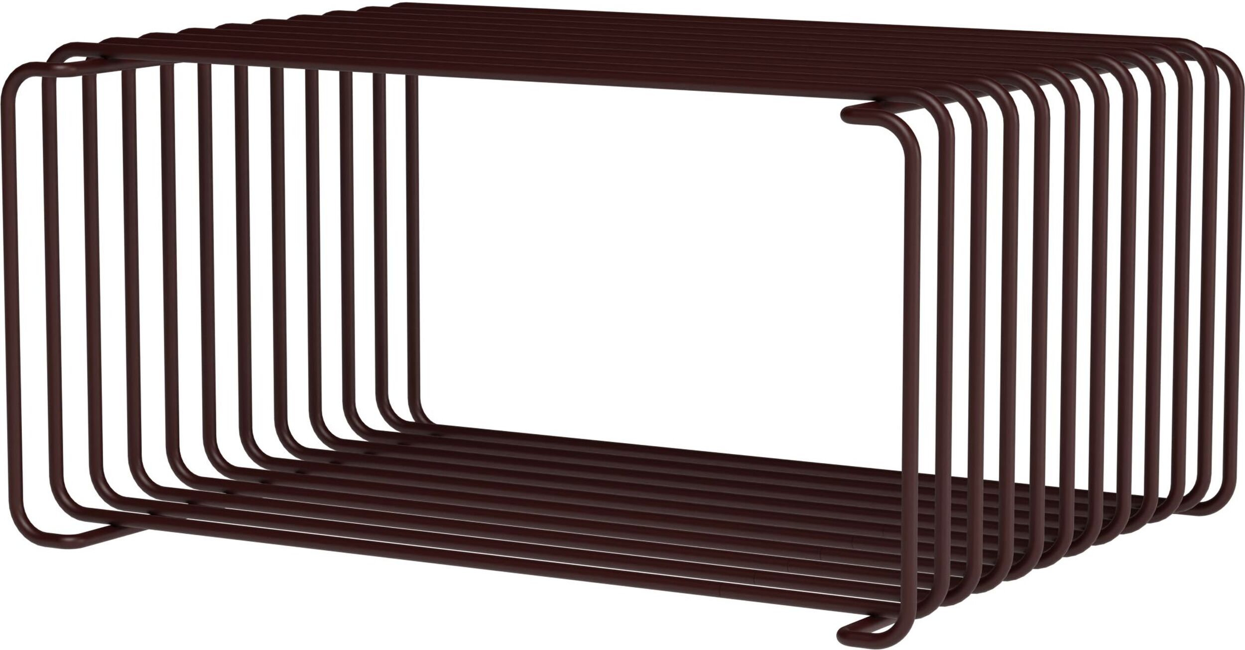 System modułowy Panton Wire 34,8 x 25,7 x 17,2 cm bordowy