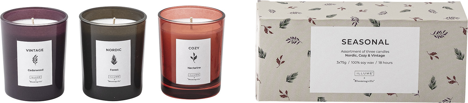 Świece zapachowe Illume 3 szt.