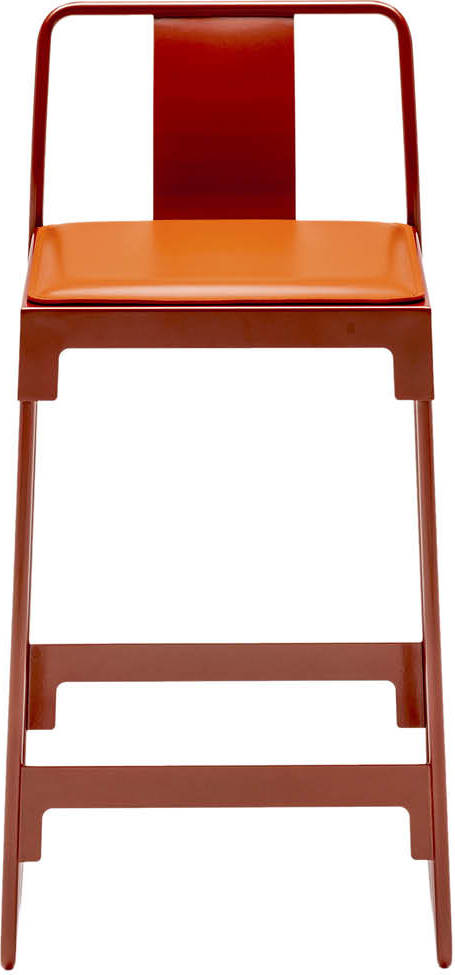 Krzesło barowe Mingx 65 cm pomarańczowe