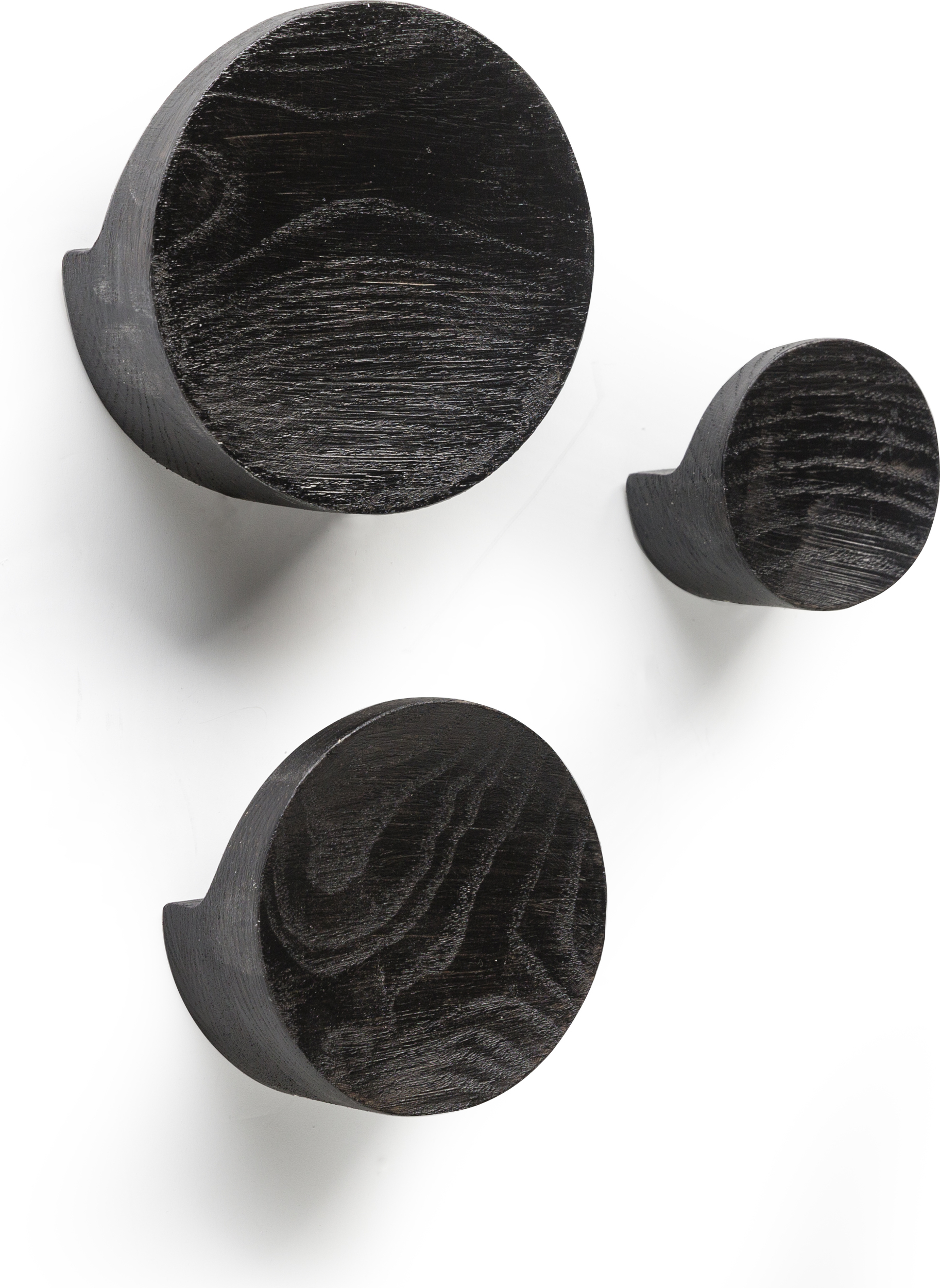 Wieszak Play czarny 3 szt. mix