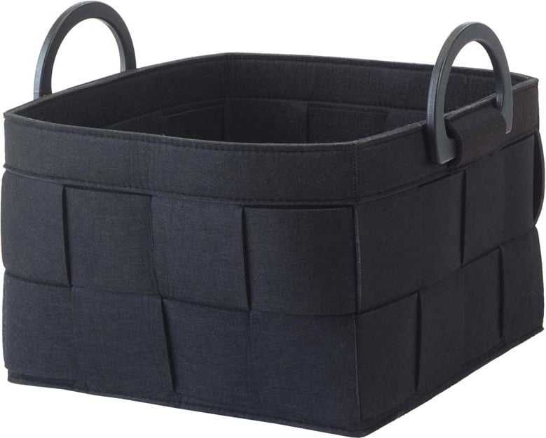 Kosz do przechowywania Dix mały czarny