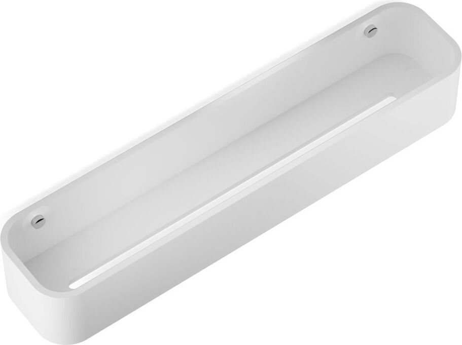 Półka prysznicowa Stone 45 cm chrom-biała