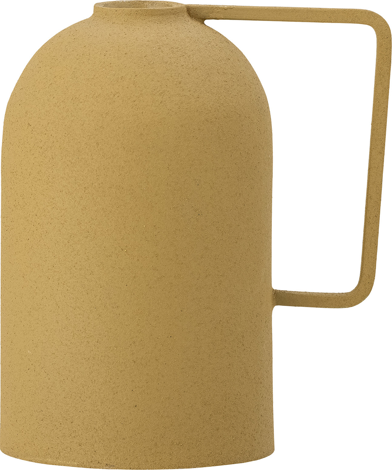 Świecznik na klasyczną świecę Idon 15 cm żółty