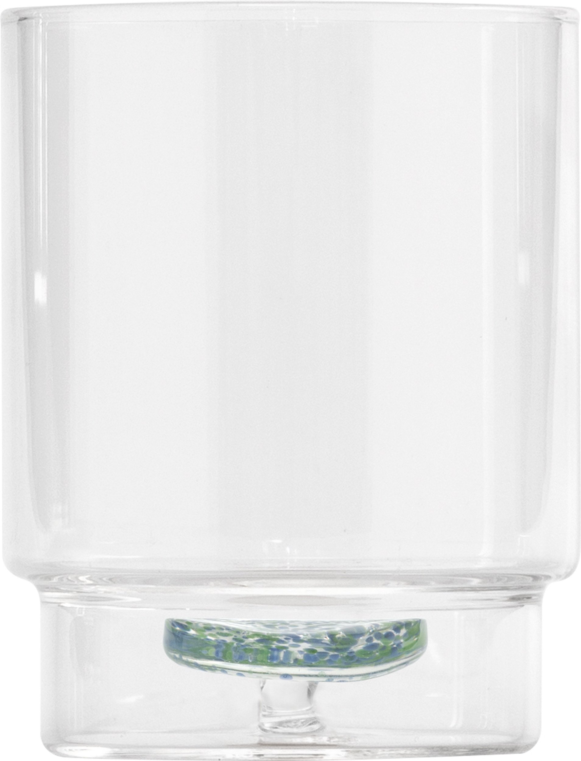 Szklanka Teca Terrazzo 350 ml niebiesko-zielona