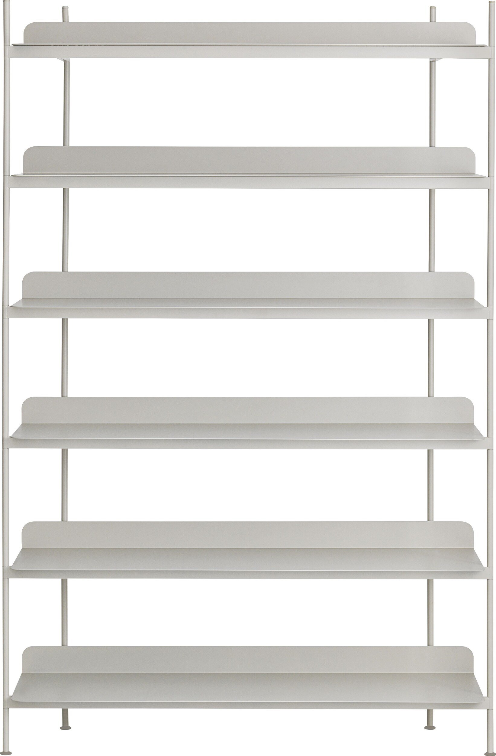 Regał modułowy Compile 4 szary