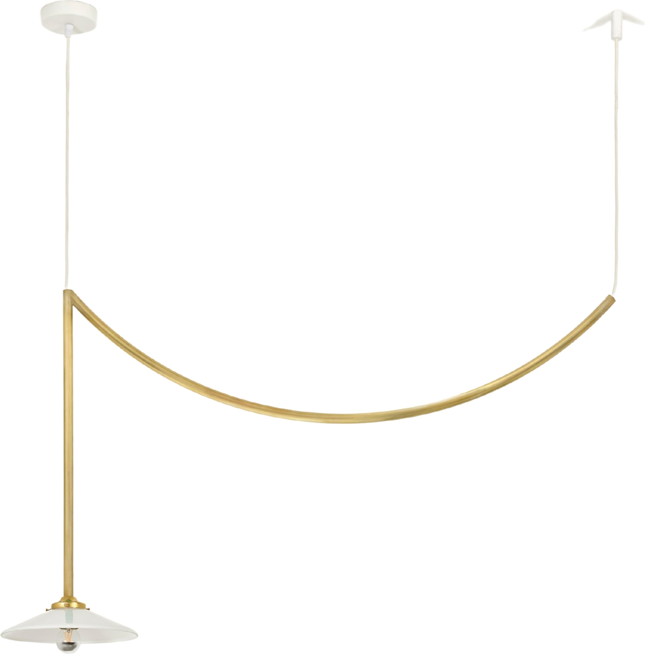 Lampa sufitowa N°5 mosiądz