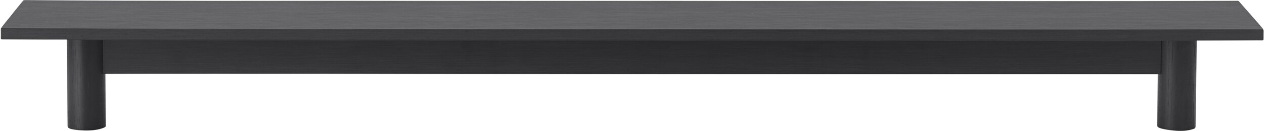Półka Linear 170 cm czarny dąb