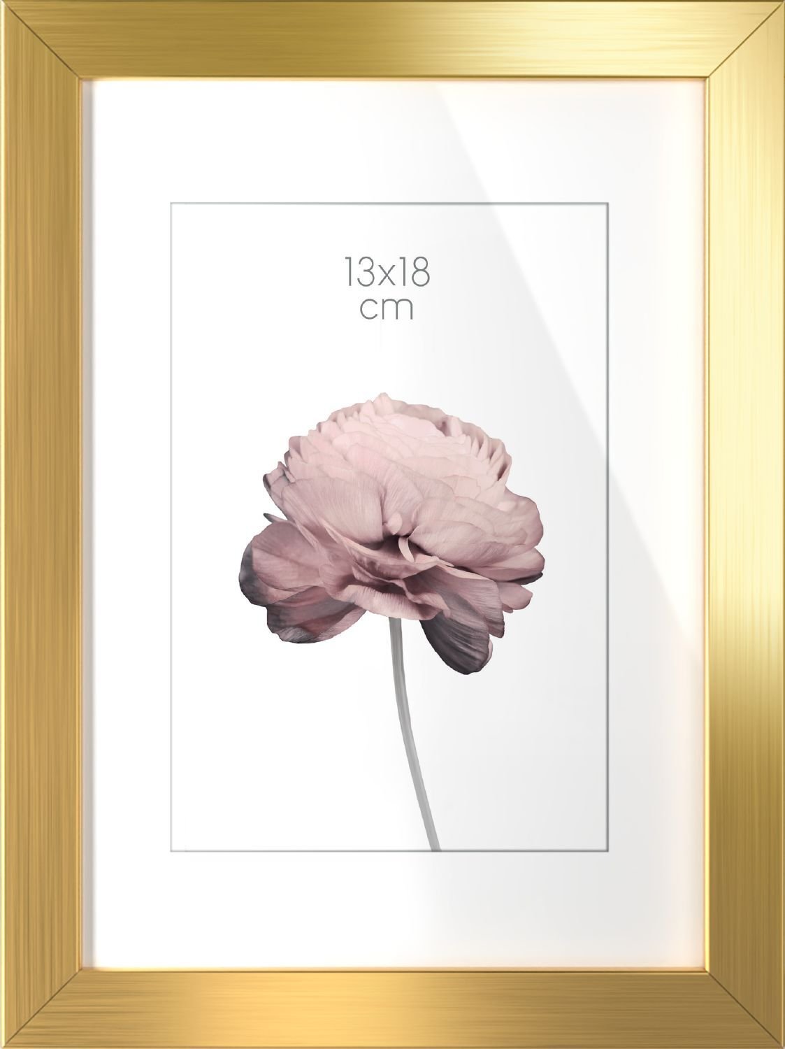 Ramka na zdjęcia Prague 13 x 18 cm złota lśniąca