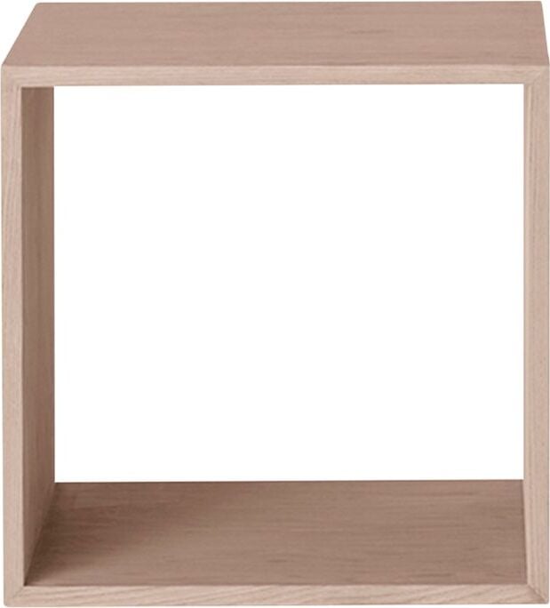 Półka modułowa Stacked otwarta M jasny dąb