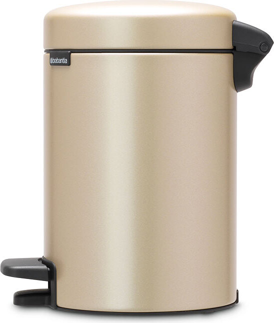 Kosz na śmieci pedałowy NewIcon 3l szampański