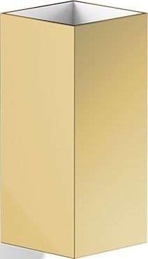 Kubek na szczoteczki do zębów Corner złoty mat ścienny