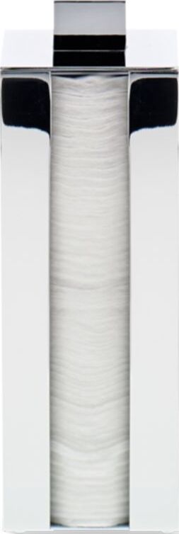 Pojemnik na płatki kosmetyczne Corner chrom