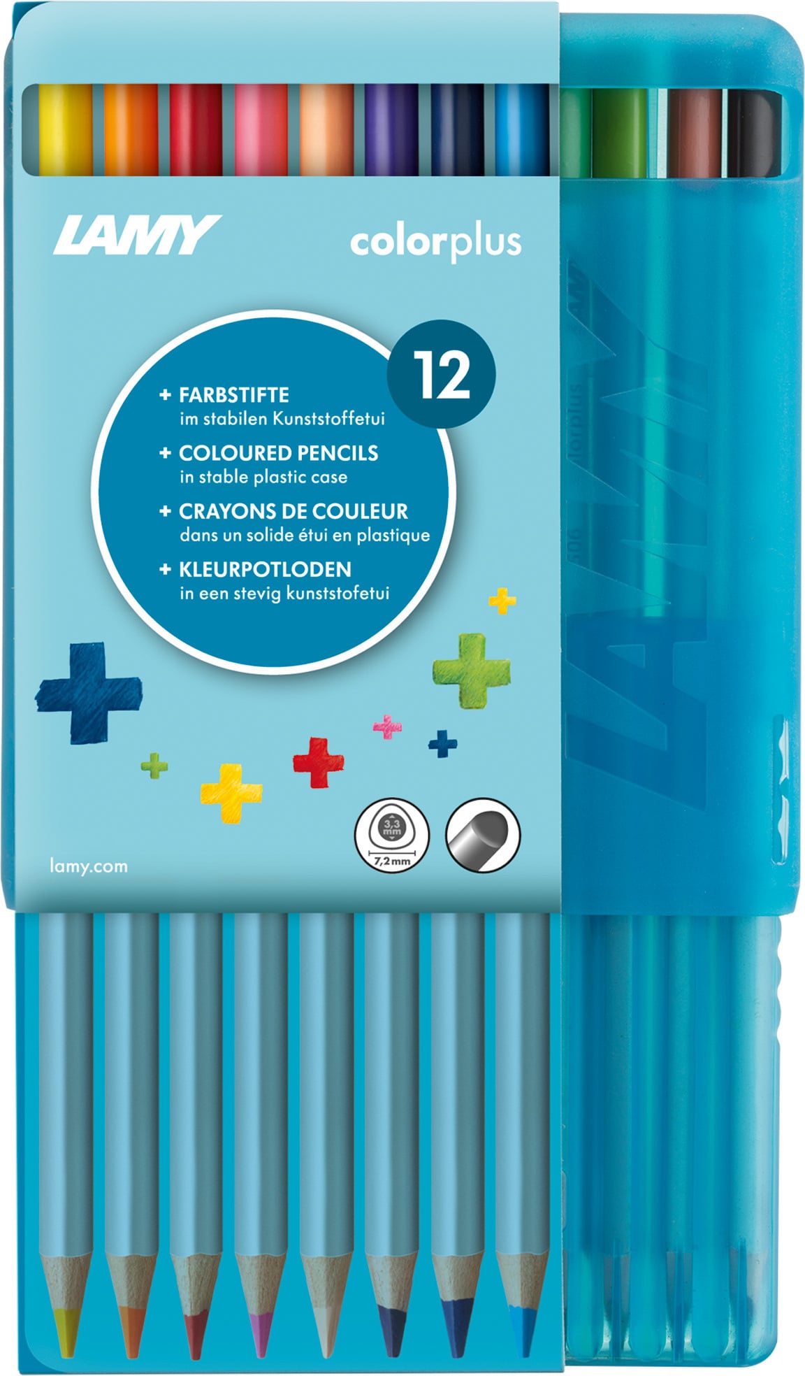 Kredki ołówkowe Colourplus w pudełku 12 szt.