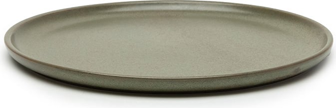 Talerz obiadowy Surface 24 cm ciemnozielony