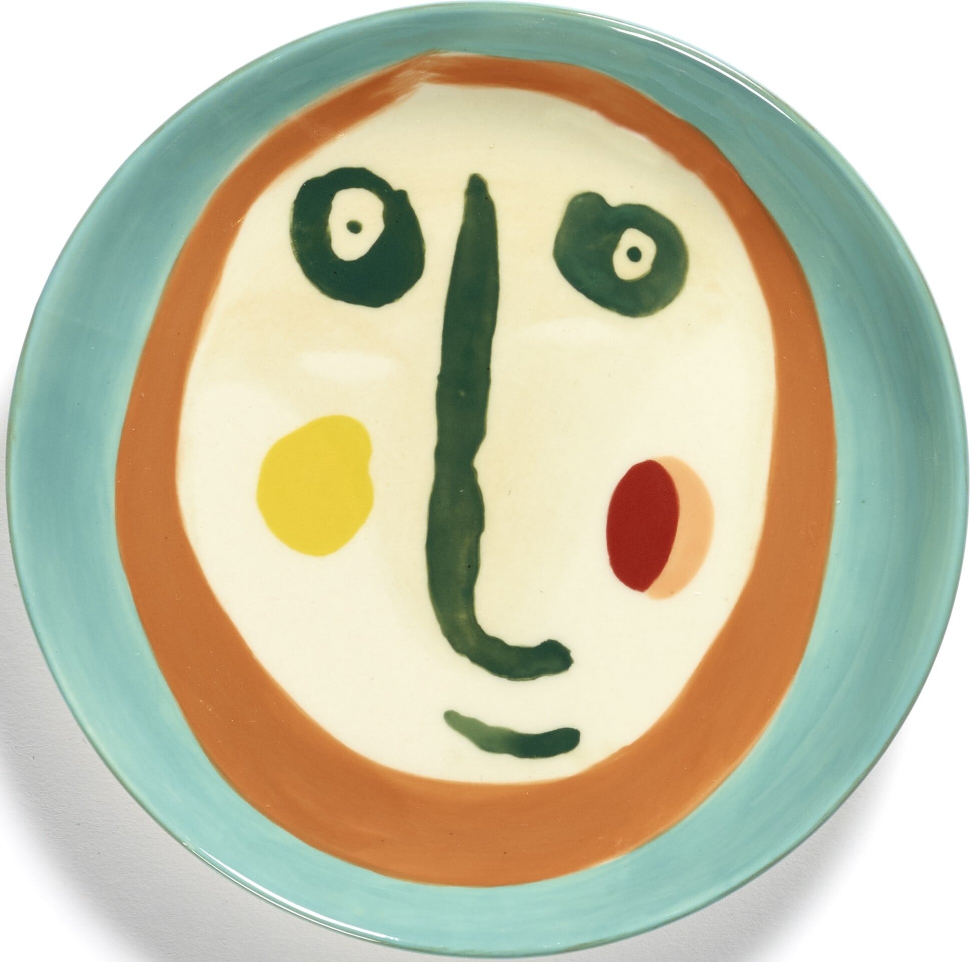 Talerze deserowe Feast Face 2 16 cm 4 szt.