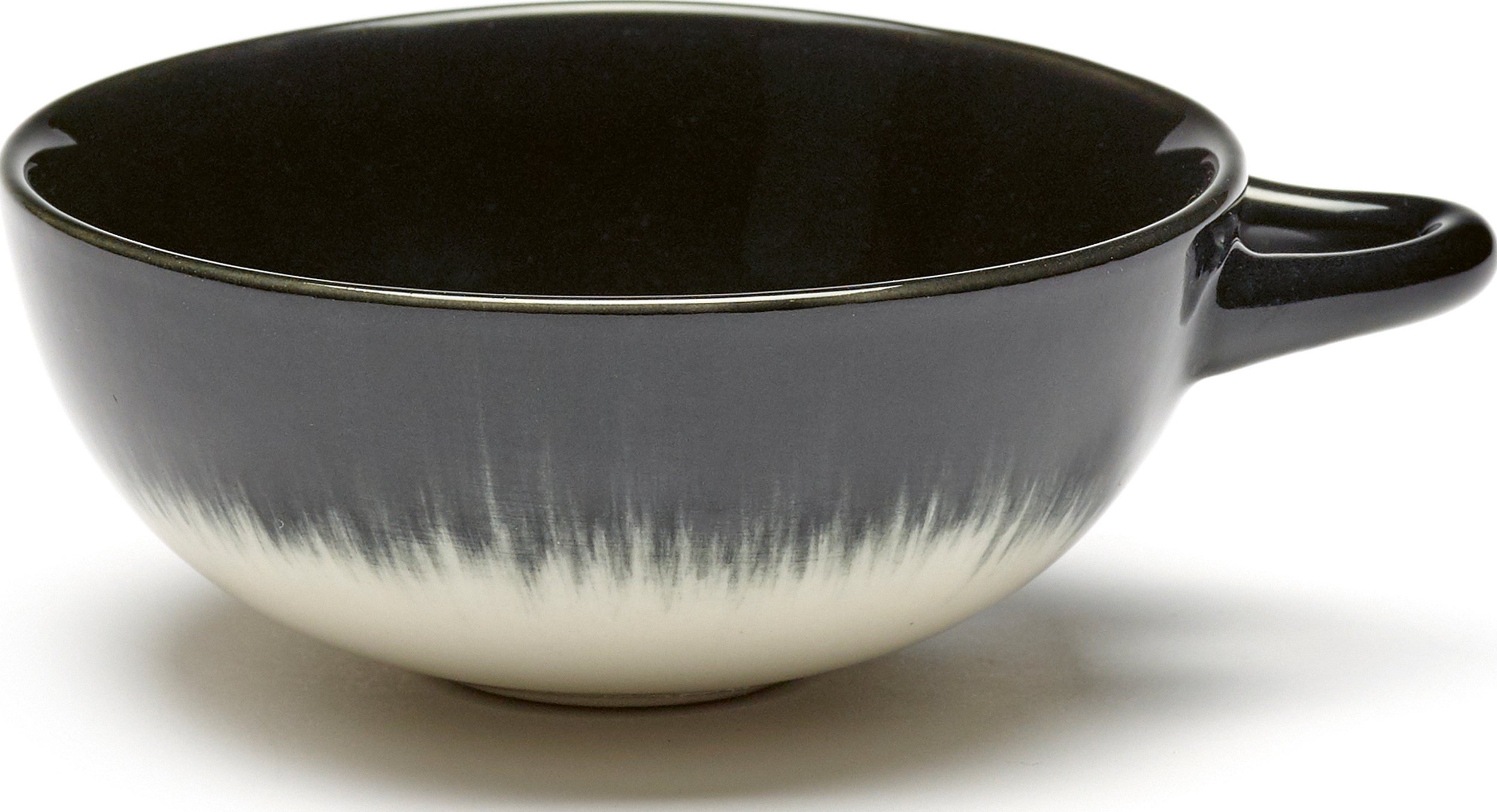 Filiżanka do espresso Dé B 80 ml czarno-biała