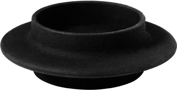 Świecznik na grubą świecę Heima czarny