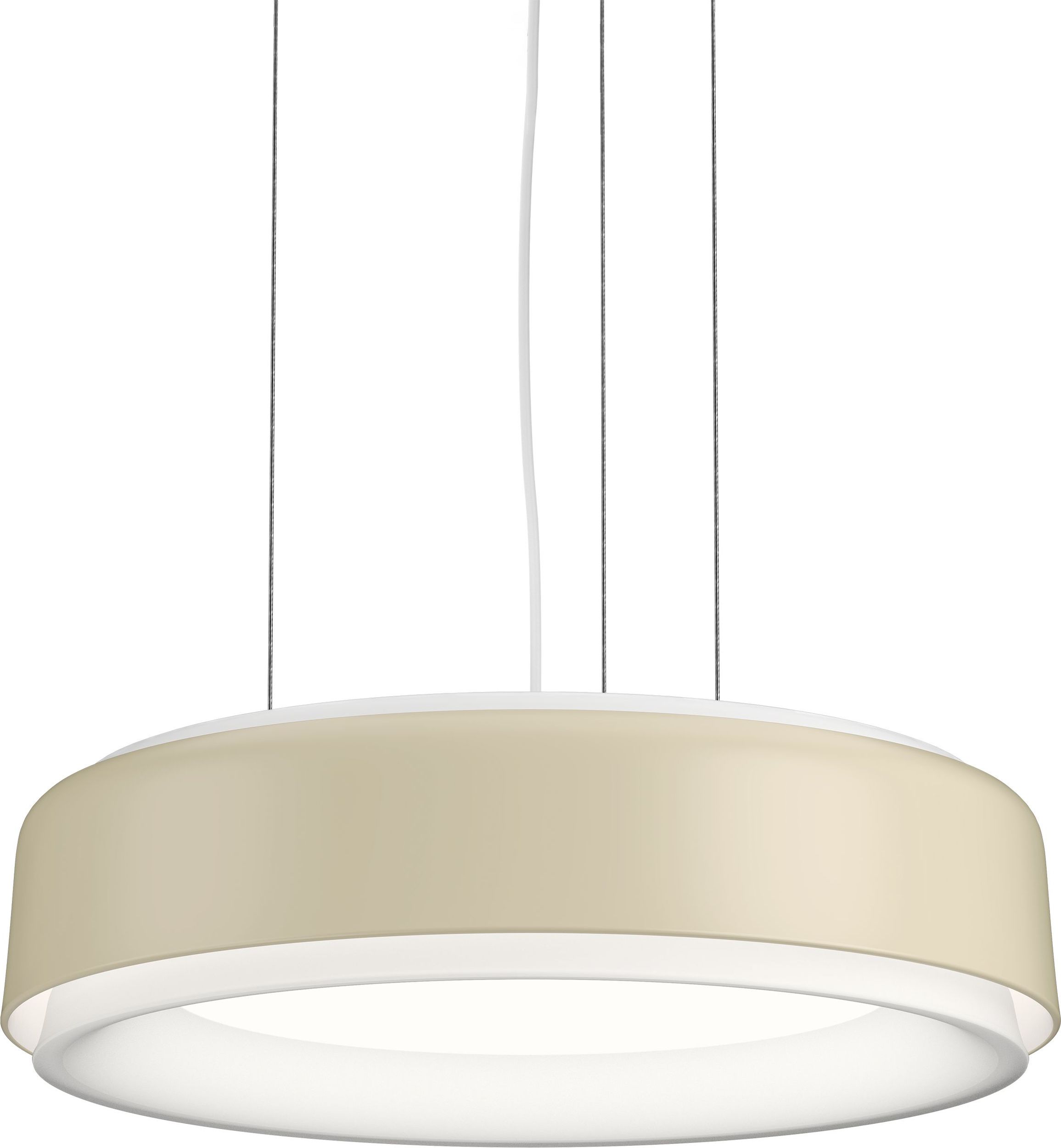 Lampa wisząca LP Grand Suspended LED 2700K 32 cm szampańska ściemnianie fazowe Main Dimm