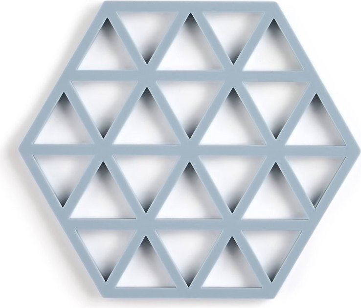 Podstawka pod gorące naczynia Triangles szaroniebieska