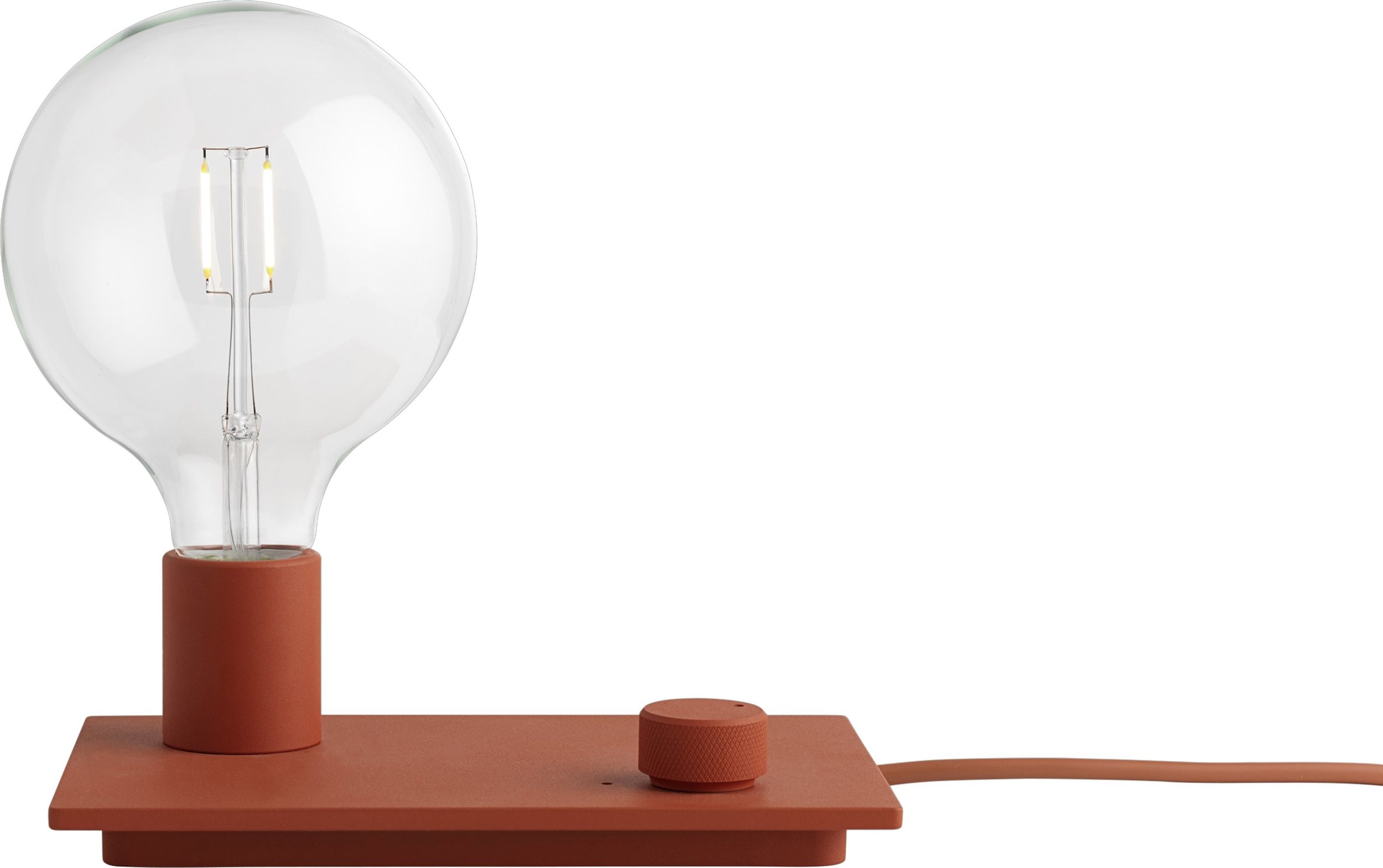 Lampa stołowa Control czerwona