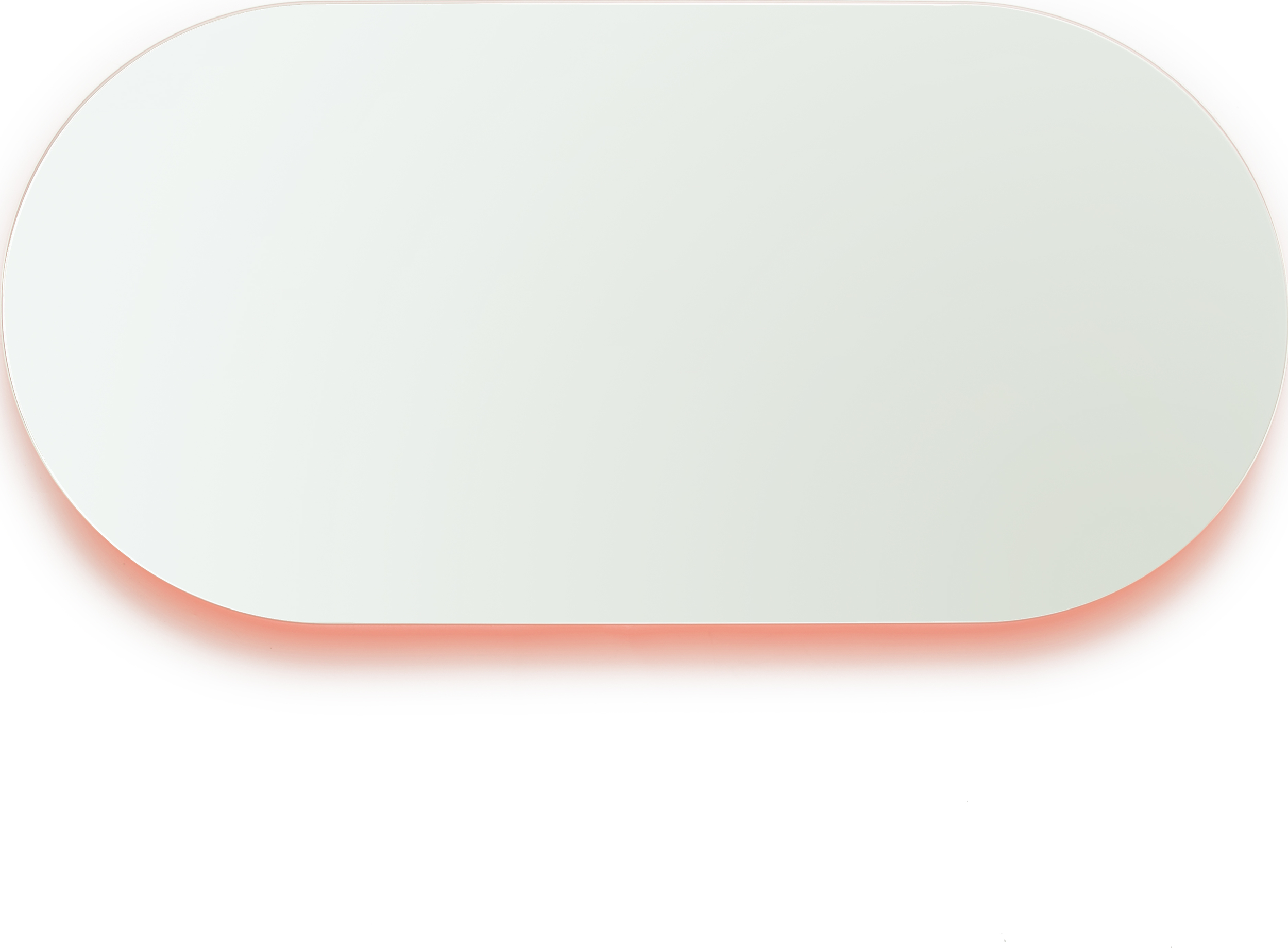 Lustro ścienne Moonlight 45 x 90 cm pomarańczowe