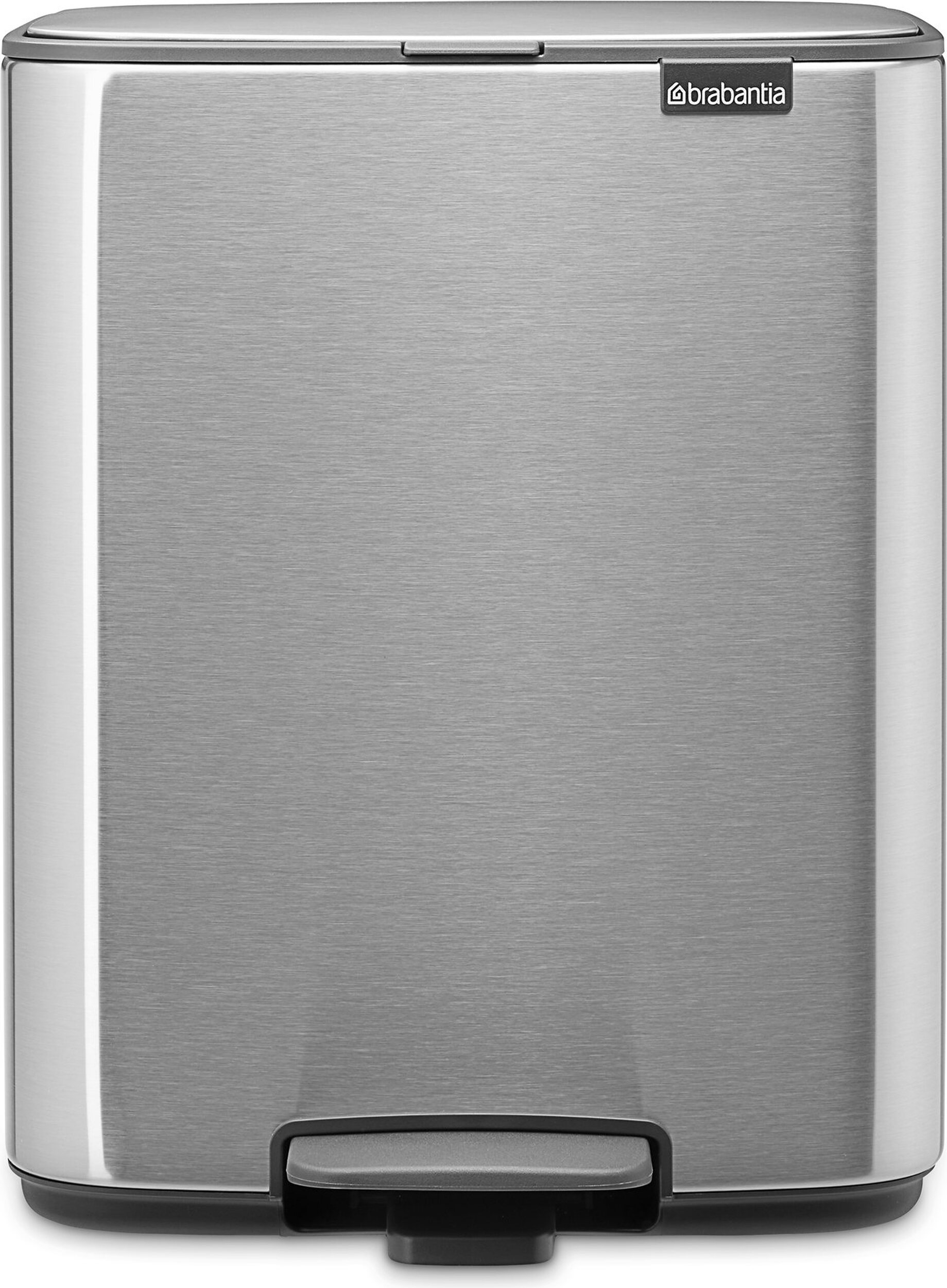 Kosz na śmieci pedałowy Bo 12 l stalowy mat