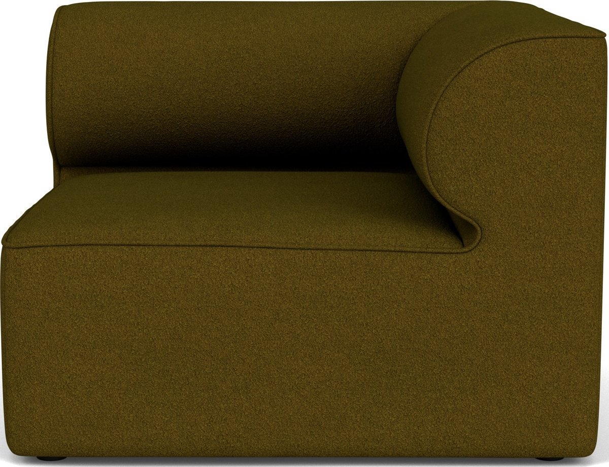 Narożnik prawostronny sofy modułowej Eave 96 x 96 cm ciemnozielony