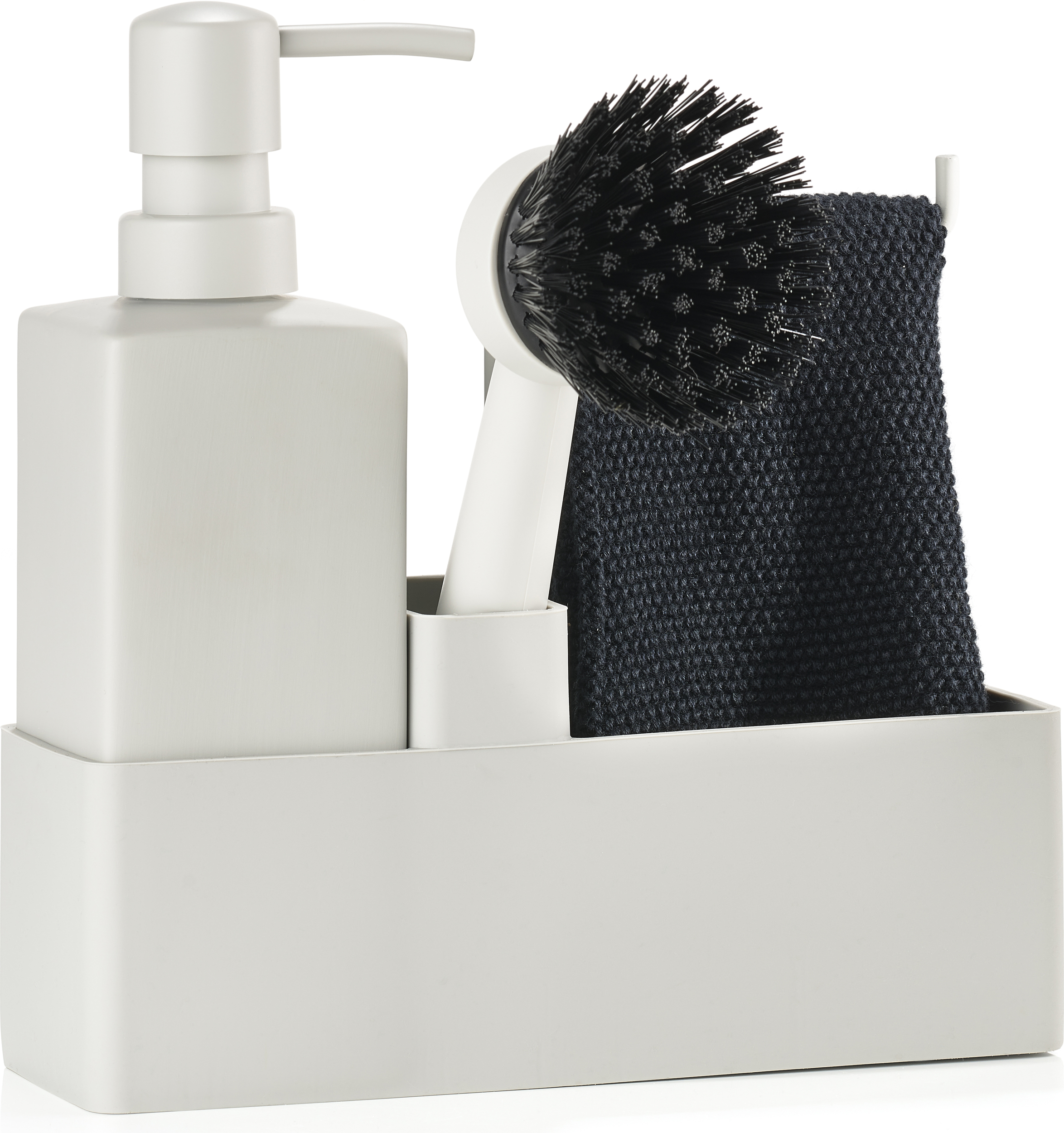 Organizer do zlewu Zone jasnoszary 4 el.